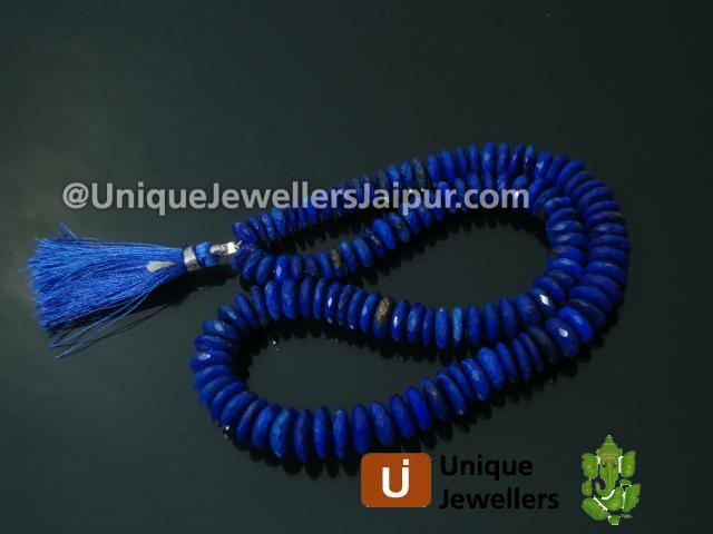 Lapis Faceted German Cut Beads